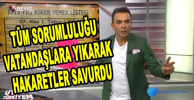 BEYAZ TV SUNUCUSUNDAN YURTTAŞLARA HAKARET