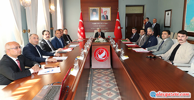 VALİ DOĞAN BAŞKANLIĞINDA, TARIM KREDİ KOOPERATİF TOPLANTISI YAPILDI