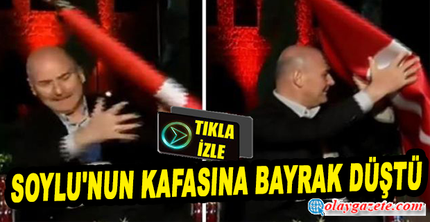 CANLI YAYIN KAZASI SOYLU’NUN ÜZERİNE BAYRAK DÜŞTÜ 