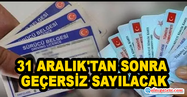 SÜRÜCÜLERE UYARI: YENİLENMEYEN SÜRÜCÜ BELGELERİ GEÇERSİZ SAYILACAK