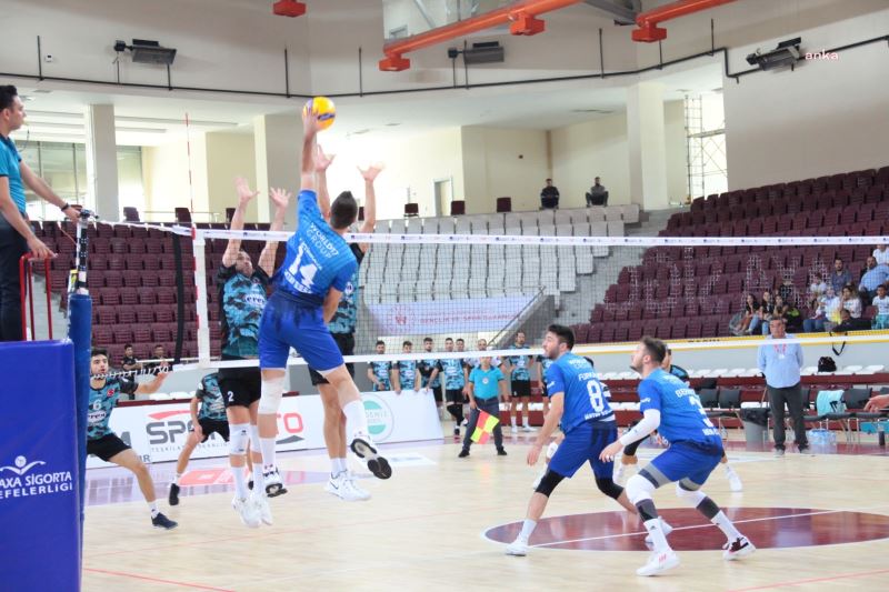 HATAY BÜYÜKŞEHİR BELEDİYESPOR ERKEK VOLEYBOL TAKIMI, TÜRŞAD’A 3-1 YENİLDİ