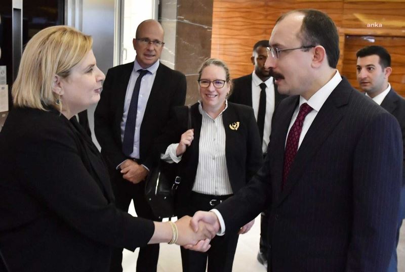 İSRAİL EKONOMİ VE SANAYİ BAKANI ORNA BARBİVAY, ANKARA’DA MUSTAFA VARANK VE MEHMET MUŞ İLE GÖRÜŞTÜ