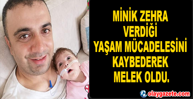 ÖNCE EŞİNİ KAYBETMİŞTİ ŞİMDİDE EVLADINI ZEHRA DA MELEK OLDU !
