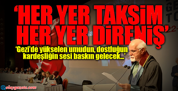GEZİ TUTUKLUSU CAN ATALAY, İSTANBUL BAROSU OLAĞAN GENEL KURULU