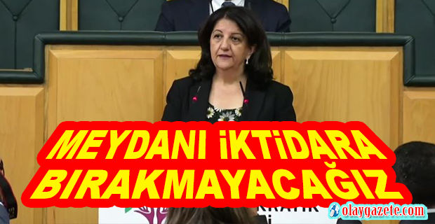 PERVİN BULDAN: “SOKAKLARI, MEYDANLARI NASIL Kİ FAŞİZME BIRAKMADIK MECLİS’TE DE SİYASETTE DE MEYDANI İKTİDARA BIRAKMAYACAĞIZ”