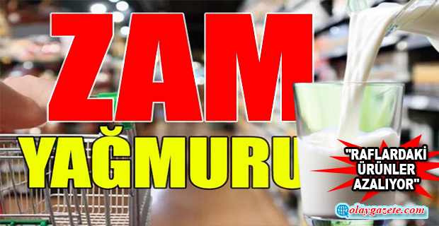 SÜTE BÜYÜK ZAM GELİYOR