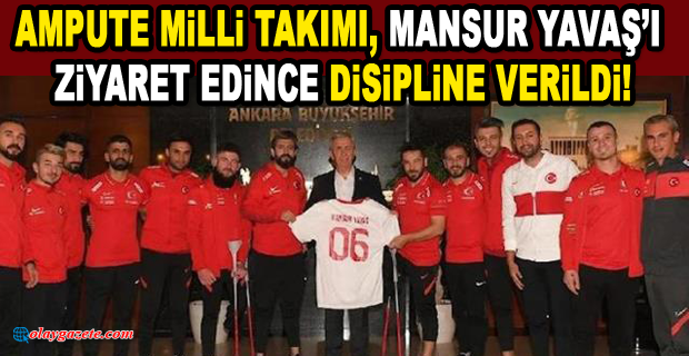 AMPUTE MİLLİ TAKIMINA DİSİPLİN SORUŞTURMASI BAŞLATILDI