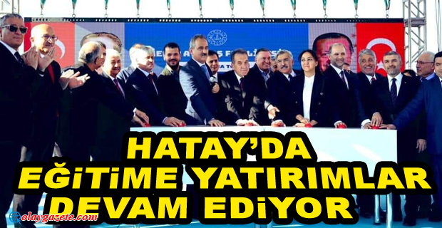 KIRIKHAN RECEP ATAKAŞ FEN LİSESİ’NİN TEMELİ ATILDI