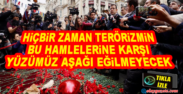EKREM İMAMOĞLU, BOMBALI SALDIRIDA YAŞAMINI YİTİRENLER İÇİN KAFANFİL BIRAKTI