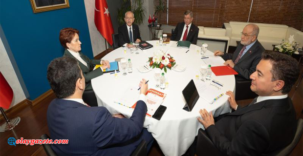 ALTILI MASA TOPLANTISINDA ÖNE ÇIKANLAR: ADAY İÇİN TARİH VERİLDİ