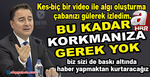 BABACAN’DAN A HABER’E: “DİLEDİĞİNİZ ZAMAN CANLI YAYINDA BEN SİZE ALTILI MASA’NIN TÜM ÇALIŞMALARINI TEK TEK AÇIKLARIM”