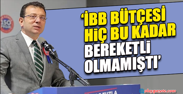 İMAMOĞLU, ANAHTAR TESLİM TÖRENİNDE KONUŞTU