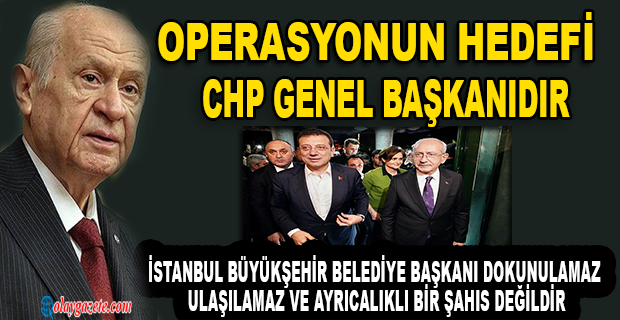 BAHÇELİ’DEN 