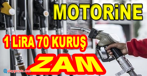 BENZİN ZAMMININ ARDINDAN BİR ZAM DA MOTORİNE...