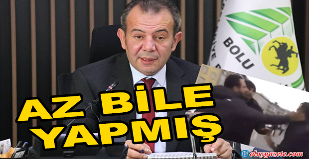 BOLU BELEDİYE BAŞKANI TANJU ÖZCAN, HDP