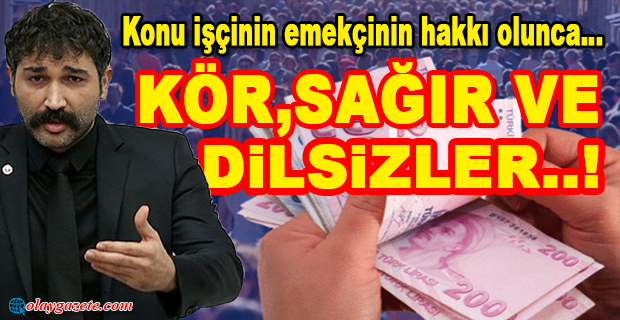 ATAY’DAN ASGARİ ÜCRET TEPKİSİ