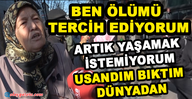 ET VE SÜT KURUMU ÖNÜNDE SAATLERCE BEKLEYEN EMEKLİ KADINDAN TEPKİ
