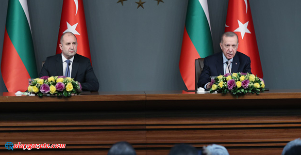 ERDOĞAN: BULGARİSTAN İLE ORTAK HEDEFİMİZ, TİCARET HACMİMİZİ 10 MİLYAR DOLAR SEVİYESİNE ÇIKARMAK