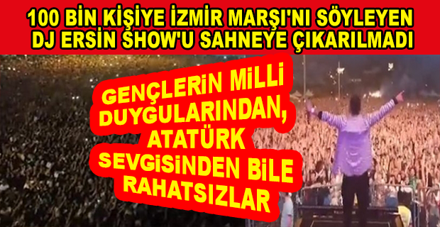 İZMİR MARŞI RAHATSIZLIĞI: DJ ERSİN, KAYSERİ ÜNİVERSİTESİ