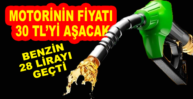 MOTORİNE BÜYÜK ZAM