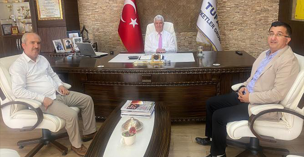 SP’Lİ ÖKSÜZ’DEN, OSB BAŞKANI TUFAN’A ZİYARET 