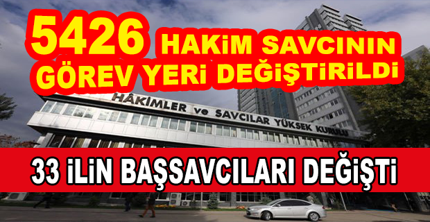 HAKİMLER VE SAVCILAR KURULU