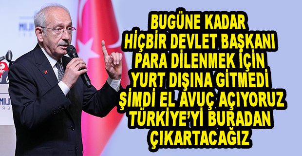 KILIÇDAROĞLU: “UYUŞTURUCU BARONLARIYLA KOL KOLA GİDEN SİYASİLERİN VE UYUŞTURUCU BARONLARININ DA DEFTERLERİNİ DÜRECEĞİZ”