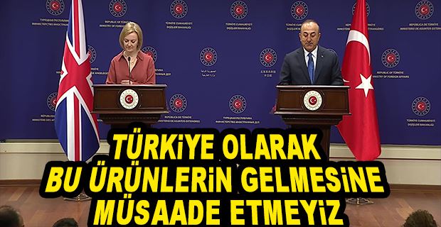 ÇAVUŞOĞLU: UKRAYNA TAHILININ İLLEGAL BİR ŞEKİLDE ULUSLARARASI PİYASALARA SATILMASINA KARŞIYIZ