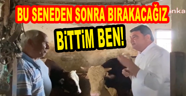 KURBANLIKLARINI SATAMAYAN MERSİNLİ BESİCİ: BIRAKACAĞIZ. BU SENEDEN SONRA YOK