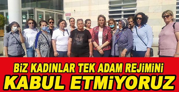CHP ELAZIĞ KADIN KOLLARI BAŞKANI AYTEN ÇEKİL’DEN  ERDOĞAN HAKKINDA SUÇ DUYURUSU