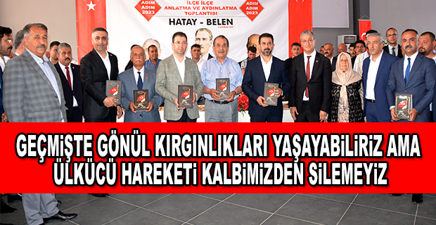 BELEN’DE İYİ PARTİ’DEN İSTİFA, MHP’YE KATILDILAR
