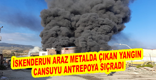 HATAY’DA ANTREPODA YANGIN