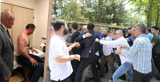 TÜİK ÖNÜNDE SENDİKACILARA GÖZALTI, BASINA ENGEL!