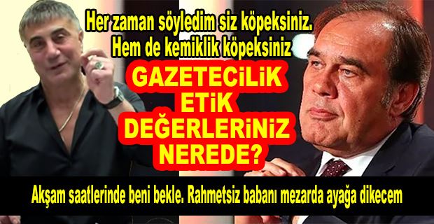 SEDAT PEKER’DEN DEMİRÖREN’E: AİLECE SUÇ ÖRGÜTÜ OLDUĞUNUZU TÜM DÜNYAYA ANLATACAĞIM