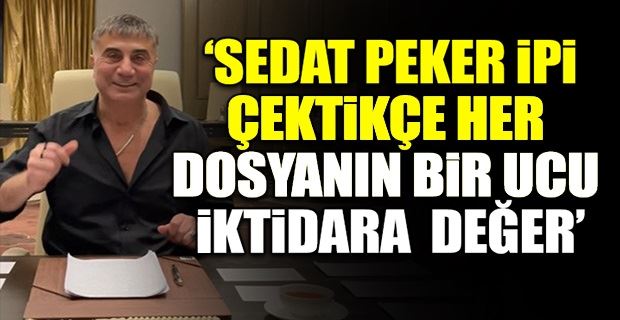 BALBAY: PEKER ÇOK KONUDA İPUCU VERİYOR