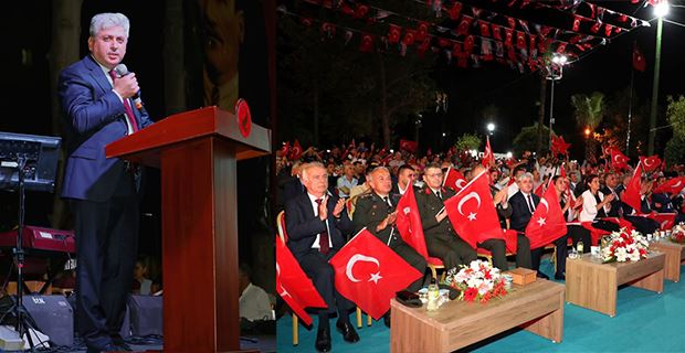 HATAY VALİSİ DOĞAN 15 TEMMUZ PROGRAMINA KATILDI