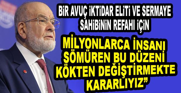 KARAMOLLAOĞLU’NDAN “ASGARİ ÜCRET” TEPKİSİ