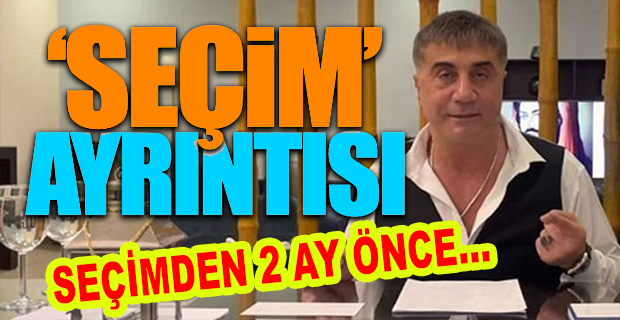 GÜNLERDİR PAYLAŞIM YAPMAYAN SEDAT PEKER