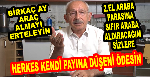KILIÇDAROĞLU’NDAN ÖTV ÇIKIŞI