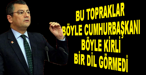 ÖZEL’DEN ERDOĞAN’A “TERÖR” TEPKİSİ: