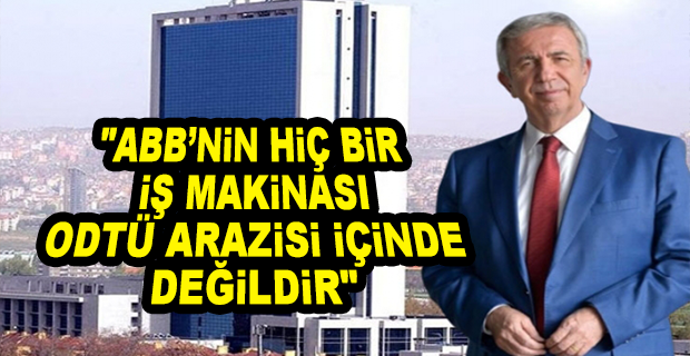 ABB’DEN “ODTÜ YOLU” BAŞLIKLI HABERLER İLE İLGİLİ AÇIKLAMA
