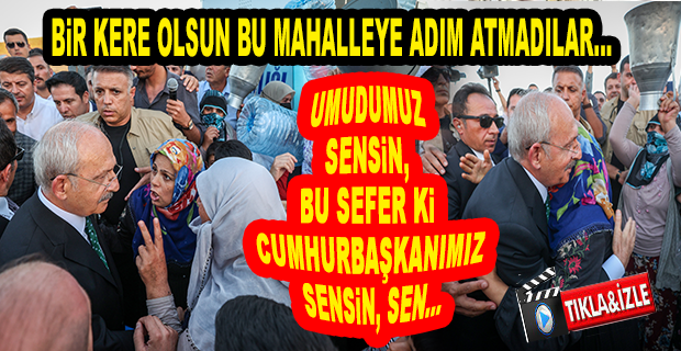 KILIÇDAROĞLU, AĞRI’DA; 20 YILDIR SULARININ OLMADIĞINI BELİRTEN YURTTAŞLARI DİNLEDİ