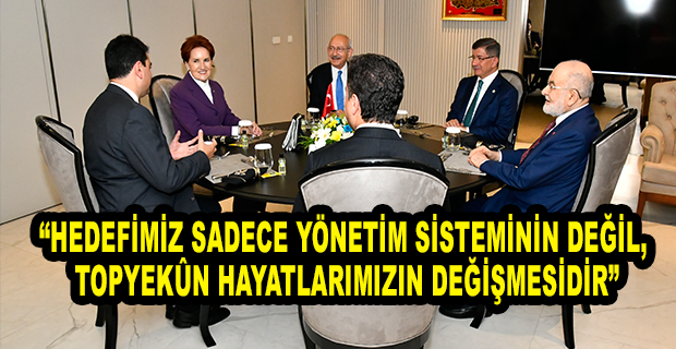 ALTI SİYASİ PARTİ LİDERİNDEN ORTAK AÇIKLAMA
