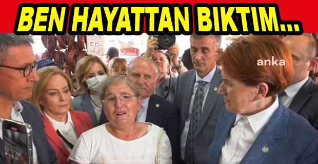 AKŞENER’E SARILARAK AĞLAYAN KADIN: NE YAPAYIM BEN ÇOCUĞUMU OKUTMAYAYIM MI?