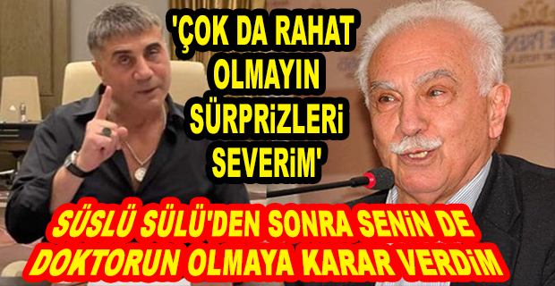  SEDAT PEKER  SİZİ SOKAĞA ÇIKAMAZ HALE GETİRECEĞİM. TÜM DÜNYAYA REZİL EDECEĞİM 