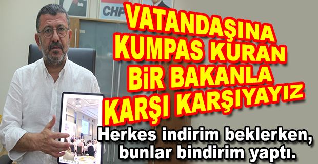 VELİ AĞBABA: ŞAKA GİBİ BİR BAKANLA KARŞI KARŞIYAYIZ