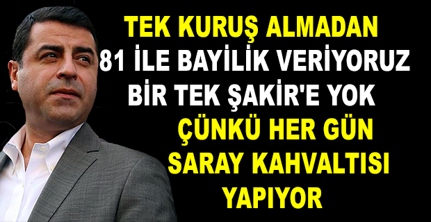 DEMİRTAŞ: “ALLAH