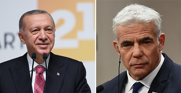 ERDOĞAN, İSRAİL BAŞBAKANI LAPİD İLE TELEFONDA GÖRÜŞTÜ
