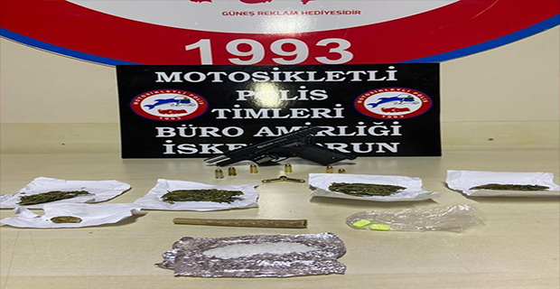 İSKENDERUN İLÇESİNDE UYUŞTURUCU OPERASYONU 