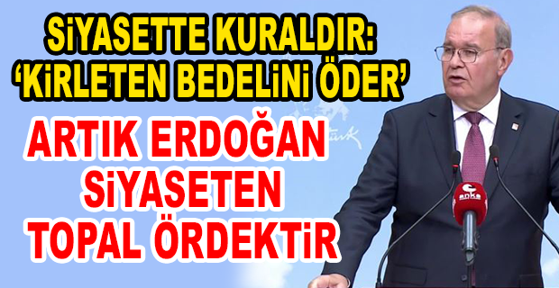ÖZTRAK: ARTIK ERDOĞAN SİYASETEN TOPAL ÖRDEKTİR